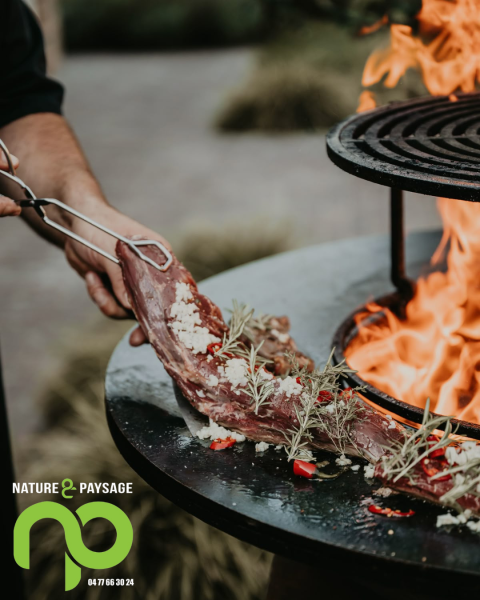 Brasero Plancha en Acier Français