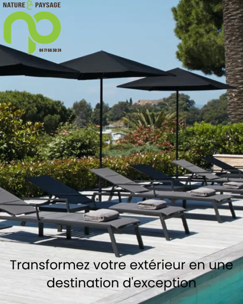 Bain de Soleil Relax par Nicolazi Design : L'Art du Farniente Haut de Gamme chez Nature et Paysage RIORGE (42)