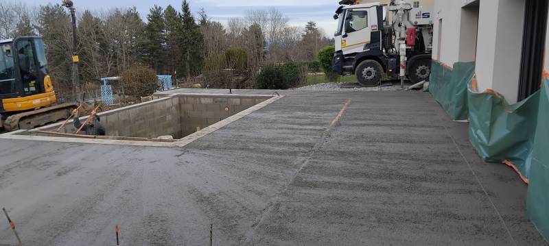 coulage plage piscine