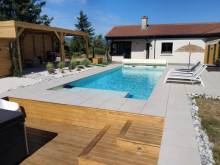 Notre zone d'activité pour ce service Réalisation de piscine à débordement sur mesure